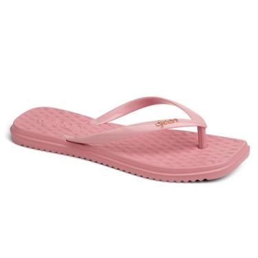 Imagem de Chinelo Feminino Dijean Conforto Leve Esporão Moda, Rosa, 35