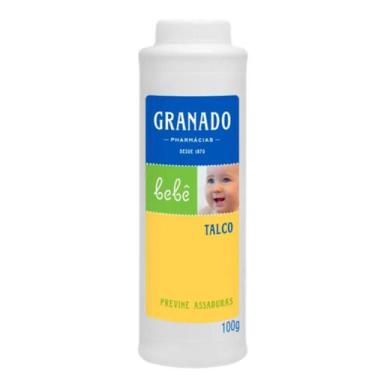 Imagem de Talco Infantil Granado Tradicional 100g Proteção Contra Umidade, Pele 