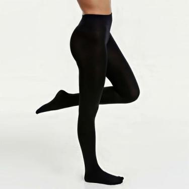 Imagem de Meia calça Fio 80 Opaca Linda E Exclusiva Tamanho P M G e GG Alta Opac