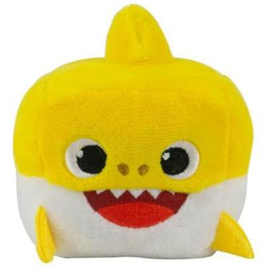 Imagem de Baby shark cubo de pelúcia com musica - sunny, Amarelo