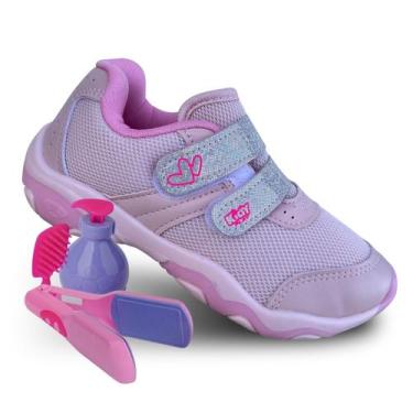 Imagem de Tênis Infantil sem Cadarço Feminino Kidy Play Lançamento de Menina Cal