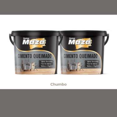Imagem de Kit 2und Cimento Queimado Maza Chumbo 5,6kg Premium