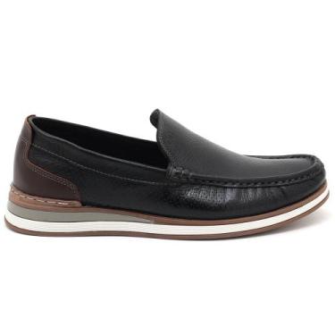 Imagem de Mocassim Democrata Flow Masculino 252101, Preto, Marrom, 40