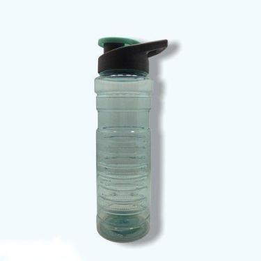 Imagem de Garrafa Squeeze Plastica 700ml Etiluz Verde Rosa - Etilux, Verde, Água