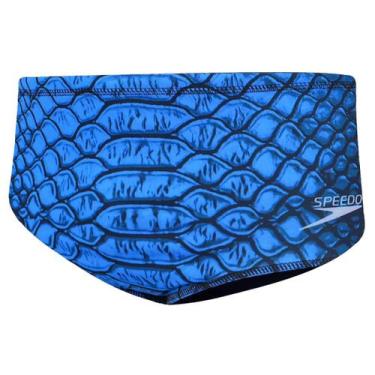 Imagem de Sunga Clássica Reptile Speedo, M, Azul