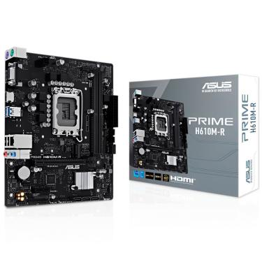 Imagem de Placa Mãe Asus Prime H610M-R Intel LGA1700 DDR5 Chipset H610 Micro ATX