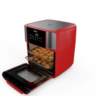 Imagem de Fritadeira Air Fryer Oven Philco PFR2250V 12L 1800W 4 em 1 Painel Touch 9 Funções Inox 220V