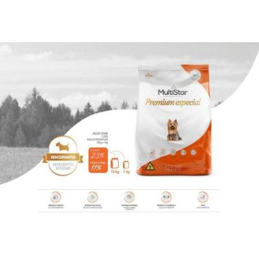 Imagem de Ração Seca Multi Star Premium Especial para Cães Adultos Raças Pequena
