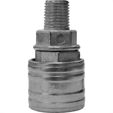 Imagem de Engate Rapido Para Ar Garden Zamac Cromado Com Rosca Macho 1/4'' - 114