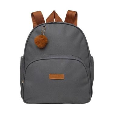 Imagem de Mochila de Maternidade Pirulitando Baby Família Cinza, Cinza