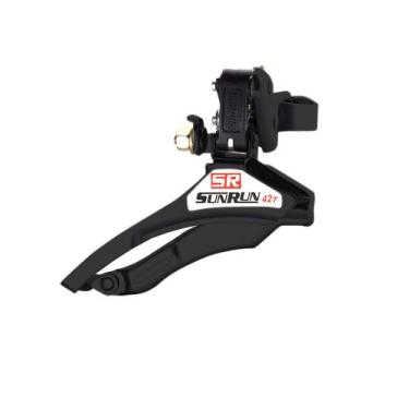Imagem de Cambio dianteiro top pull index 42d 31.8mm cor preto - Sunrun