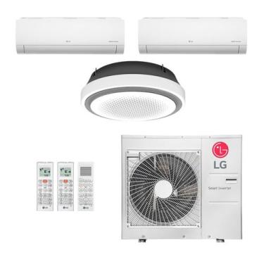 Imagem de Ar-Condicionado Multi Split Inverter LG 48.000 (2x Evap HW 9.000 + 1x 