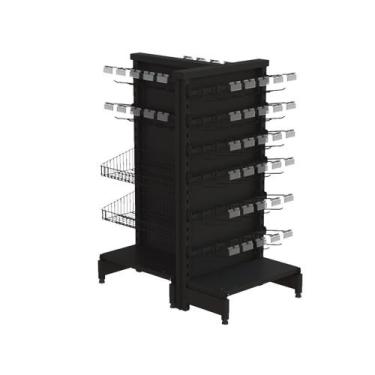 Imagem de Check Stand FIT Expositor Gondola Caixa Preto - Amapá