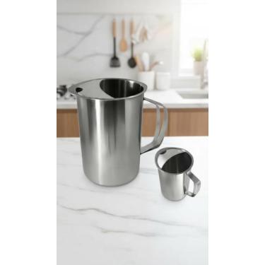 Imagem de Jarra Inox 1,8L Com Aparador De Gelo - Congratulations Store