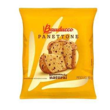 Imagem de Panetone Mini Bauducco Tradicional, Panettone 80g