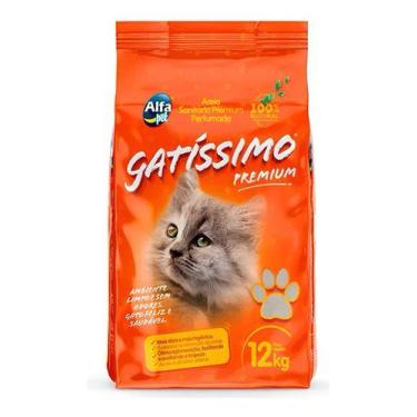 Imagem de Areia Higiênica Gatíssimo Premium 12kg - AlfaPet Granulados
