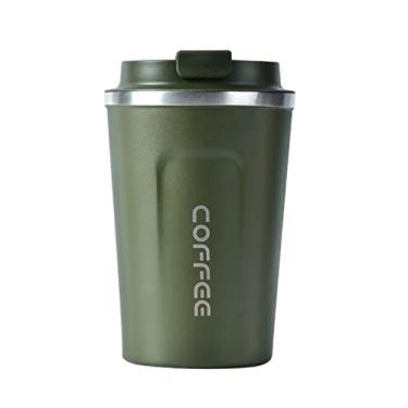 Imagem de Copo de café de aço inoxidável à prova de vazamentos copo térmico isolado para carro caneca de viagem portátil-LYQQ