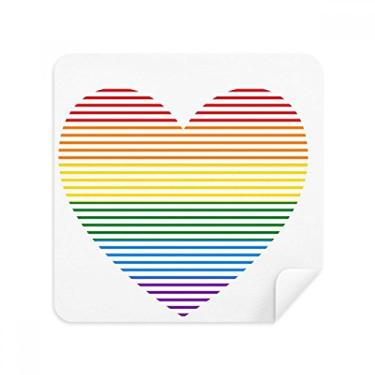 Imagem de Rainbow Gay LGBT Lenço de tecido de camurça com forro de lésbica, 2 unidades