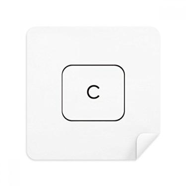 Imagem de Keyboard Symbol C Glasses Pano Limpador de Tela Tecido de Camurça Pacote com 2