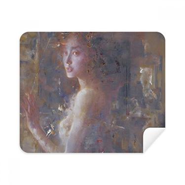 Imagem de Fine Jade XJJ Pano de limpeza de pintura a óleo Limpador de tela 2 peças Tecido de camurça