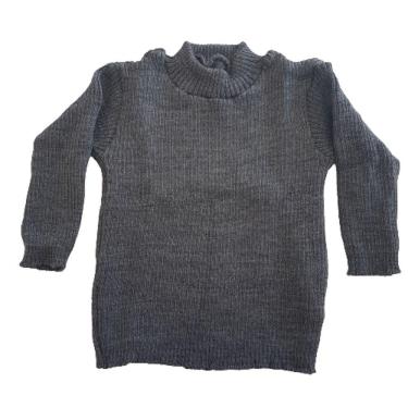 Imagem de Blusa Básica Cacharrel de Tricô Cinza Escuro Tricô Kids