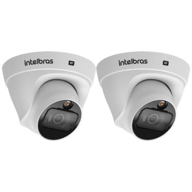 Imagem de Kit 2 Câmera IP 2 Megapixels 2.8mm 20m PoE VIP 1220 D FULL COLOR Intelbras