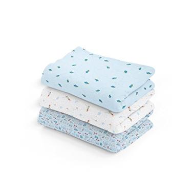 Imagem de Papi Textil Cueiro Flanel Papi Estampado Para Bebê 1 0M X 80Cm Contém 03 Un