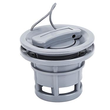 Imagem de Vbestlife Válvula de ar de caiaque PVC durável espiral de ar gás substituição para barco inflável bote de barco adaptador de canoa de caiaque cama de ar para ar livre barco inflável