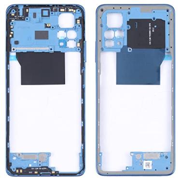 Imagem de HUANGYUNCHAO Acessórios telefônicos Placa do moldura do quadro médio para Xiaomi Poco X4 Pro 5G/Redmi Note 11e Pro Substituição do telefone celular