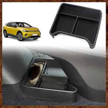 Imagem de Muslogy Para VW ID.4 caixa organizadora de console central acessórios internos, compatível com VW ID.4 ID4 2021 2022