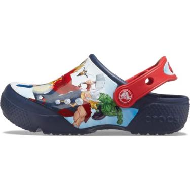 Imagem de Crocs Tamanco unissex infantil Fun Lab Avengers, Patch dos Vingadores, 23