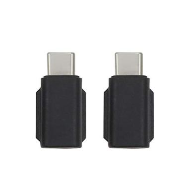 Imagem de Adaptador de smartphone Hanatora compatível com câmera de celular portátil DJI Osmo, Micro USB Tipo-C Android, iOS, conector de celular, acessórios (adaptador Tipo C 2 peças)