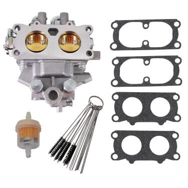 Imagem de Carburador KIPA para motores Kawasaki FH601V de 4 ciclos substitui OE # 15003-7041 15003-7077 com juntas de pó de carbono Kit de ferramenta de limpeza de jato
