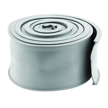 Imagem de Prime-Line Produtos GD 12128 Faixa de água para porta de garagem, 7 x 4,8 m, construção de vinil, cinza, pacote com 1
