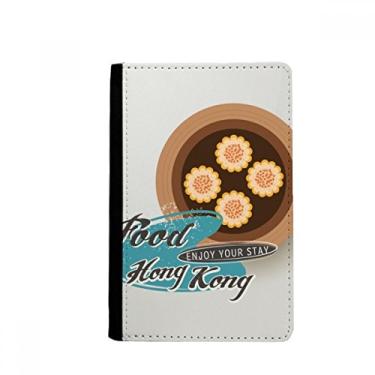 Imagem de Hong Kong Fish Meat Shaomai China Passport Holder Notecase Burse Carteira Capa Cartão Bolsa, Multicolor