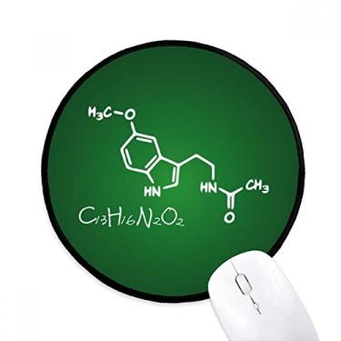 Imagem de DIYthinker Chemistry Kowledge fórmula estrutural mouse pad desktop escritório tapete redondo para computador