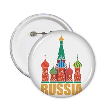 Imagem de Catedral da Rússia, Moscou, igreja, broches, botão, emblema, acessório, decoração, 5 peças