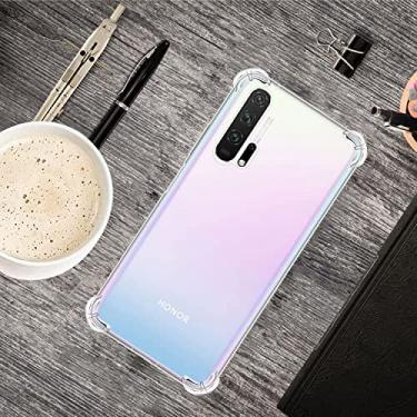 Imagem de HONGYAN Capa de telefone Para a Huawei Honor 20 Anti-Drop Ultra-Fi-Filpina, de quatro cantos, capa de telefone TPU Capa protetora