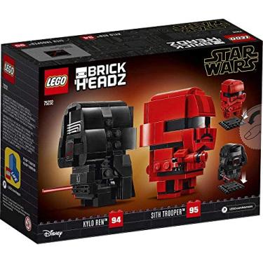 Imagem de LEGO Kit de construção BrickHeadz Star Wars Kylo Ren e Sith Trooper 75232 (240 peças)