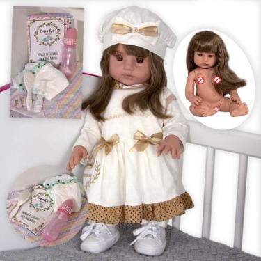 Imagem de Bebê Reborn De Princesa + 8 Acessórios - Cegonha Reborn Dolls