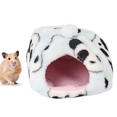 Imagem de Okjhfd panda céu azul inverno engrossar pano de pelúcia ninhos de animais de estimação hamster casa ouriço cama para cobaia rato chinchila dormir e brincar (l, m, s)(S)