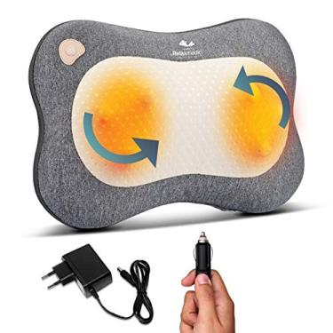 Imagem de Almofada Massageadora Profissional Shiatsu Lombar Smart - Para Costas e Pescoço - Relamedic