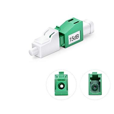 Imagem de Jeirdus 5 peças/lote 15 dB LC/APC fêmea para macho, atenuador óptico de modo único LC simplex fixo