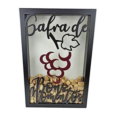 Imagem de Quadro Porta Rolhas - Safra de Bons Momentos - 150 Rolhas 28 x 41