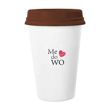 Imagem de Caneca Ghana I Love You Language Design Script Caneca Café Copos Cerâmica Copo