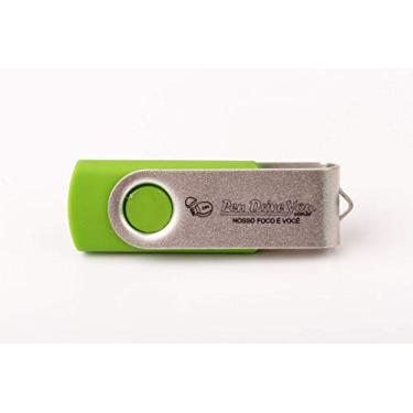 Imagem de Pen Drive 4GB Giratório Metal Color Verde