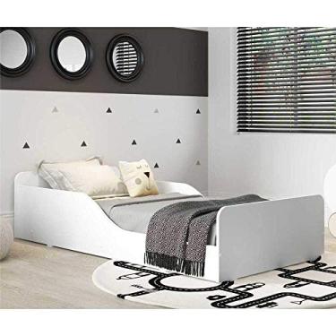 Imagem de Cama Montessoriana Multimóveis 100% Mdf para colchão 150x70cm Branca