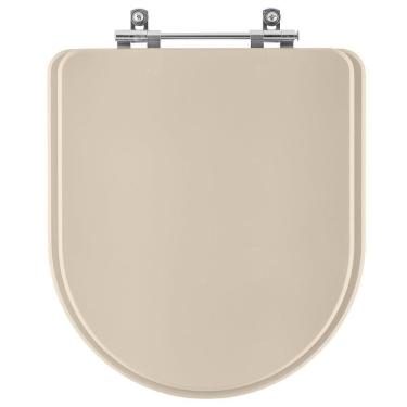 Imagem de Assento Sanitário Poliéster Duomo Plus Amendoa Para Vaso