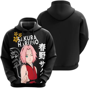Imagem de Blusa De Moletom Sakura Haruno Narutoo Shippuden Anime Desenho-Unissex