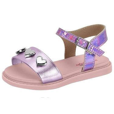 Imagem de Sandália Rasteira Tira com Tacha Menina Molekinha